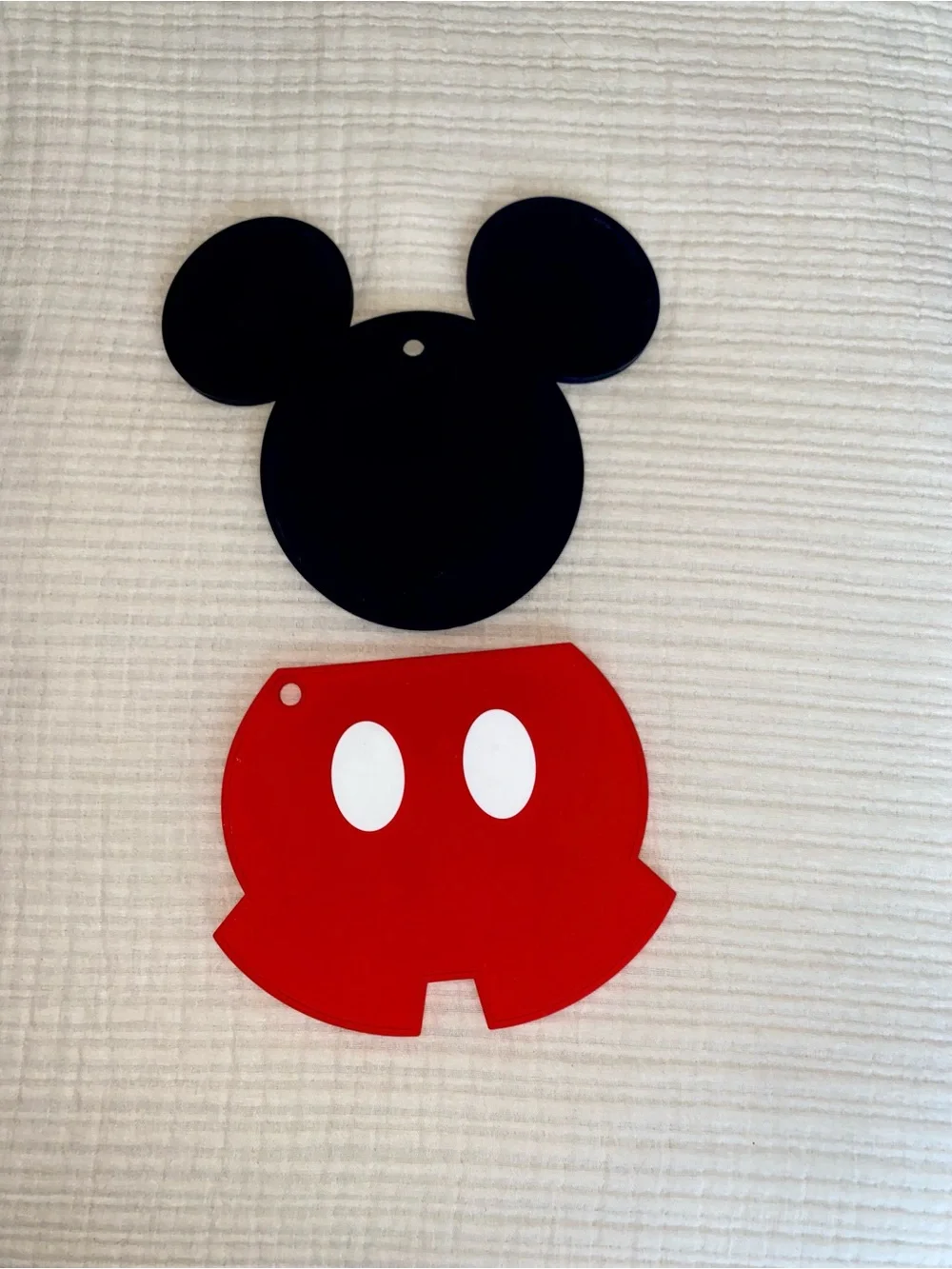 Mickey Mouse Spoon Rest Black & Red Disney Kitchen Decor
